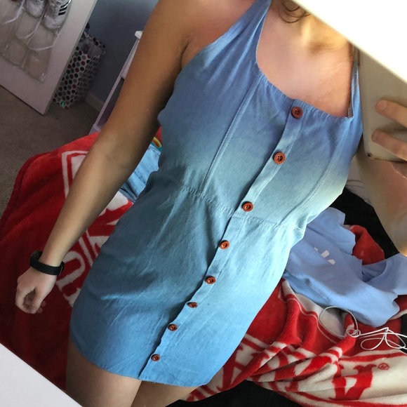 Cute denim pattern dress - Picture 2 of 2